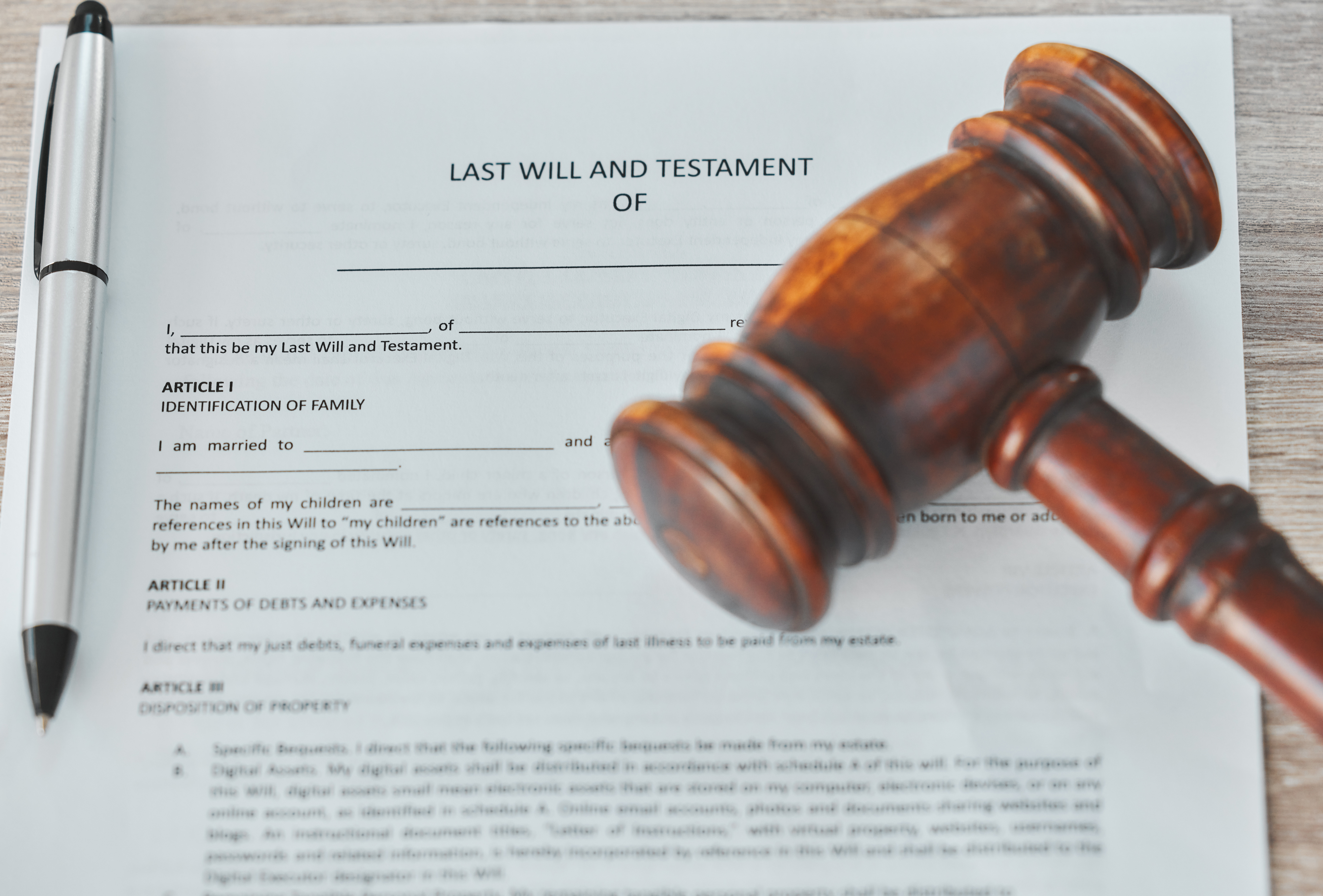 last will and testament with gavel 2026 01 09 10 04 42 utc